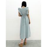 リネンライクバックレースアップワンピース | MERCURYDUO | 詳細画像18 