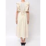 リネンライクバックレースアップワンピース | MERCURYDUO | 詳細画像21 