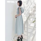 リネンライクバックレースアップワンピース | MERCURYDUO | 詳細画像5 