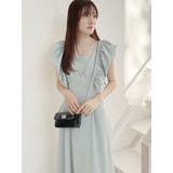 リネンライクバックレースアップワンピース | MERCURYDUO | 詳細画像6 