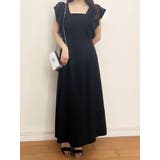 リネンライクバックレースアップワンピース | MERCURYDUO | 詳細画像7 