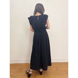 リネンライクバックレースアップワンピース | MERCURYDUO | 詳細画像8 