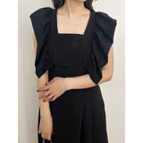 リネンライクバックレースアップワンピース | MERCURYDUO | 詳細画像9 