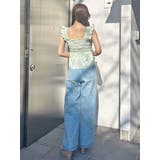 リボンプリントデニムパンツ | MERCURYDUO | 詳細画像14 