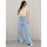 リボンプリントデニムパンツ | MERCURYDUO | 詳細画像20 