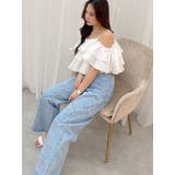 リボンプリントデニムパンツ | MERCURYDUO | 詳細画像22 