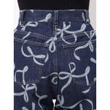 リボンプリントデニムパンツ | MERCURYDUO | 詳細画像34 