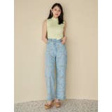 リボンプリントデニムパンツ | MERCURYDUO | 詳細画像7 