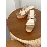 クリアチューブウェッジサンダル | MERCURYDUO | 詳細画像2 