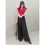 カシュクールラッフルコンパクトニット | MERCURYDUO | 詳細画像11 