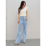 カシュクールラッフルコンパクトニット | MERCURYDUO | 詳細画像13 