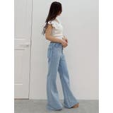 カシュクールラッフルコンパクトニット | MERCURYDUO | 詳細画像14 