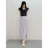 カシュクールラッフルコンパクトニット | MERCURYDUO | 詳細画像16 