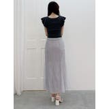 カシュクールラッフルコンパクトニット | MERCURYDUO | 詳細画像18 