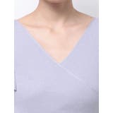 カシュクールラッフルコンパクトニット | MERCURYDUO | 詳細画像26 