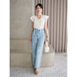 カシュクールラッフルコンパクトニット | MERCURYDUO | 詳細画像3 