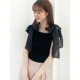 ショルダーリボンニット | MERCURYDUO | 詳細画像35
