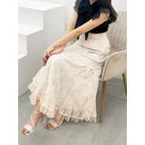 2WAYオーガンジードッキングラッフルニット | MERCURYDUO | 詳細画像48 