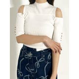 ビスチェ風カットアウトニット | MERCURYDUO | 詳細画像1 