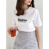 刺繍ロゴTシャツ | MERCURYDUO | 詳細画像1 