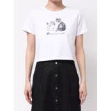 CATプリントリボンTシャツ | MERCURYDUO | 詳細画像15 