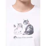 CATプリントリボンTシャツ | MERCURYDUO | 詳細画像18 