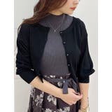 ブラック | 2WAYシアーコンパクトカーディガン | MERCURYDUO