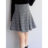 ブラック | カットツィードミニスカパン | MERCURYDUO