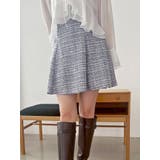 ブルー | カットツィードミニスカパン | MERCURYDUO