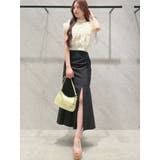 バックレースアップストレッチマーメイドスカート | MERCURYDUO | 詳細画像46