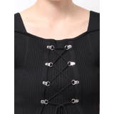 レイヤードライクレースアップニット | MERCURYDUO | 詳細画像14 