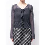 シアーフロントリボンカーデ | MERCURYDUO | 詳細画像26 