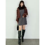 フェイクスエードドロストスリーブブルゾン | MERCURYDUO | 詳細画像10