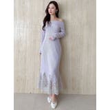 レーストリムオフショルニットワンピース | MERCURYDUO | 詳細画像17 