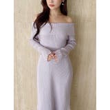 レーストリムオフショルニットワンピース | MERCURYDUO | 詳細画像21 