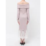 レーストリムオフショルニットワンピース | MERCURYDUO | 詳細画像25 