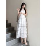 シフォンティアードワンピース | MERCURYDUO | 詳細画像50
