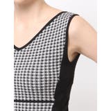 チェックサイドレースアップニットワンピース | MERCURYDUO | 詳細画像19