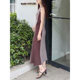 チェックサイドレースアップニットワンピース | MERCURYDUO | 詳細画像7