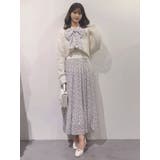 ウエストリブプリーツワンピース | MERCURYDUO | 詳細画像9 