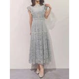 ミントグリーン | レースハイネックワンピース | MERCURYDUO