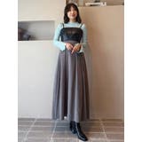 フェイクレザービスチェドッキングキャミワンピース | MERCURYDUO | 詳細画像17 