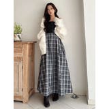 フェイクレザービスチェドッキングキャミワンピース | MERCURYDUO | 詳細画像21 