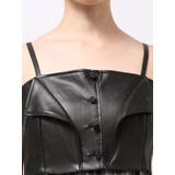 フェイクレザービスチェドッキングキャミワンピース | MERCURYDUO | 詳細画像45 