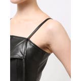 フェイクレザービスチェドッキングキャミワンピース | MERCURYDUO | 詳細画像46 