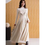 アイボリー | フェイクレザービスチェドッキングキャミワンピース | MERCURYDUO