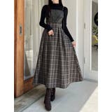 ブラウン | フェイクレザービスチェドッキングキャミワンピース | MERCURYDUO