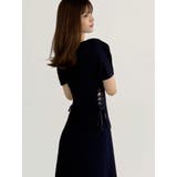 サイドレースアップカットワンピース | MERCURYDUO | 詳細画像16 