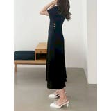 サイドレースアップカットワンピース | MERCURYDUO | 詳細画像23 