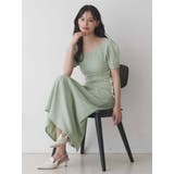 サイドレースアップカットワンピース | MERCURYDUO | 詳細画像7 